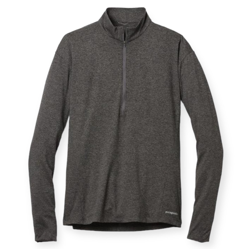 Grey Patagonia Seabrook Zip-Neck Top, Small